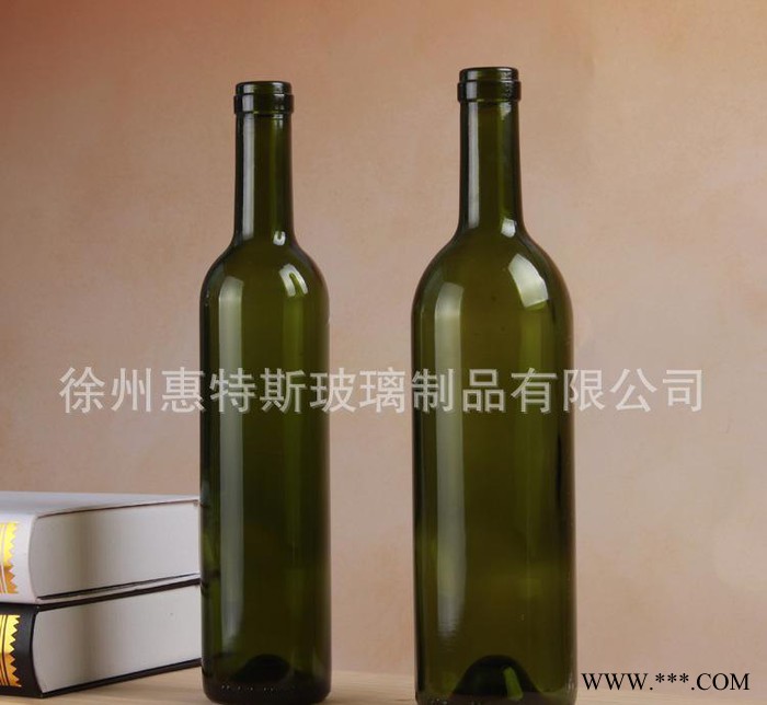 直销款式尺寸红酒瓶500ml 700ml 透明玻璃葡萄酒瓶图2