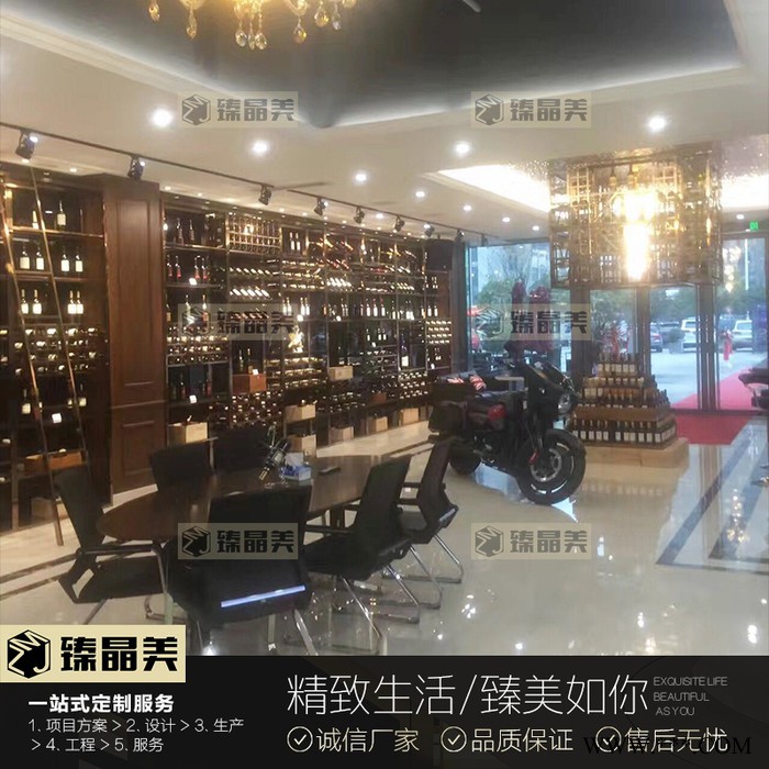 葡萄酒架金属酒瓶架不锈钢红酒创意摆架不锈钢玫瑰金酒架欧式创意图3