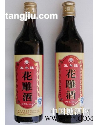 丁坊五年陈花雕酒480ml