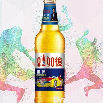 8090青春活力啤酒（蓝）-500ml