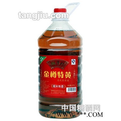 桃李村金樽特黄黄酒4L