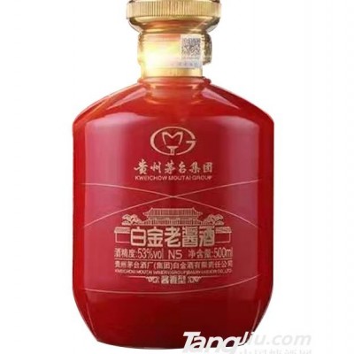 53°白金老酱酒N5（红坛）