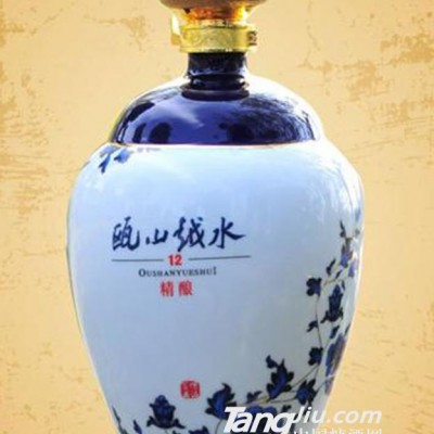 瓯山越水黄酒十二年精酿2.5L