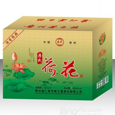 房氏-荷花酒（酒箱）-500ml-42°