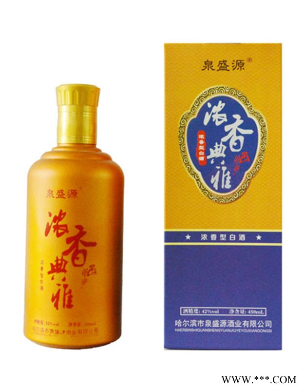 泉盛源-浓香典雅酒42%vol 450ml