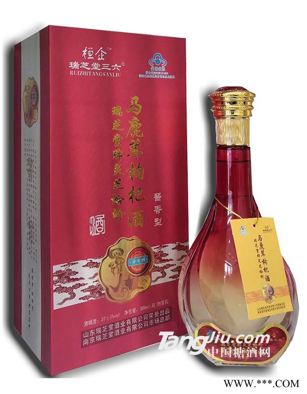 瑞芝堂牌灵芝蛤蚧马鹿茸枸杞酒（酱香型）-300ml