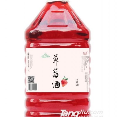 12°黄氏草莓酒（桶装）-5L