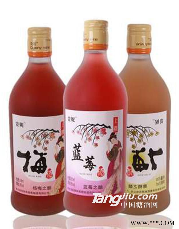 青梅 蓝莓果酒梅子酒女生低度酒-500ml