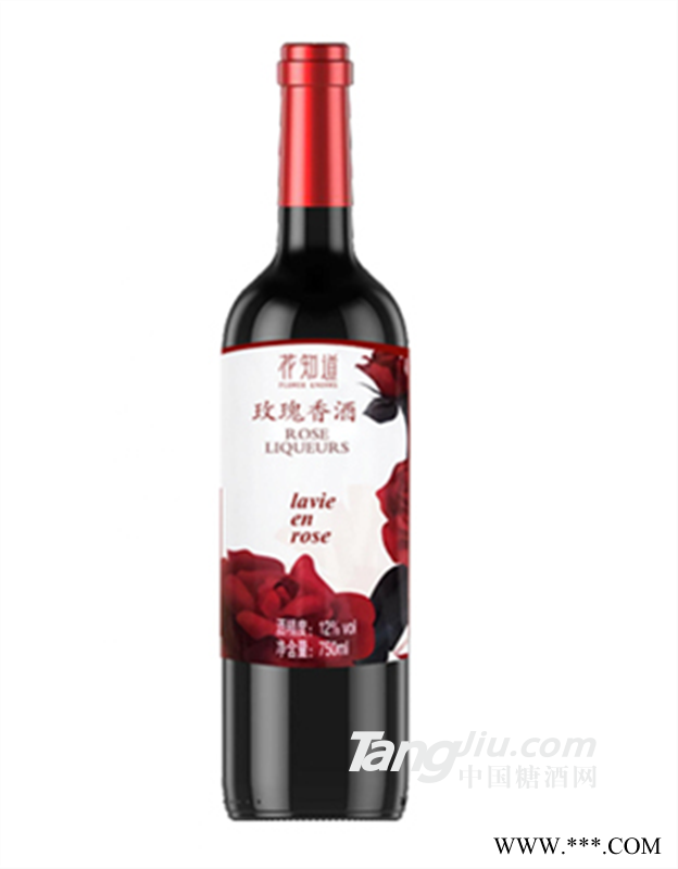 网红产品-玫瑰花红酒-花知道玫瑰香酒