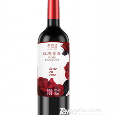 网红产品-玫瑰花红酒-花知道玫瑰香酒