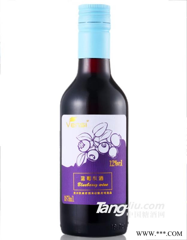 蓝莓红酒 187ml