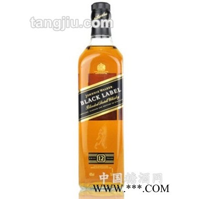 英国尊尼获加黑方威士忌正品12年750ml