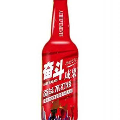 奋斗成果啤酒500ml瓶装