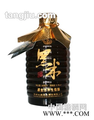 朱鹮黑米酒半干9度清爽(武义)