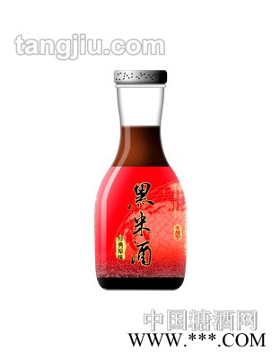 朱鹮黑米酒新版红标300ml