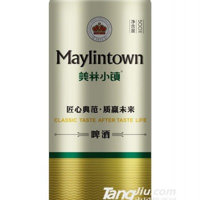 美林小镇啤酒500ML金罐包装