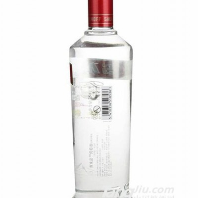 洋酒斯米诺（红牌）皇冠伏特加 750ml