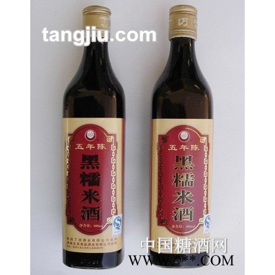 丁坊五年陈黑糯米酒480ml