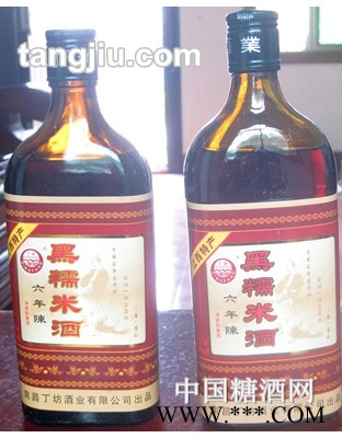 丁坊牌六年陈黑糯米酒500ml