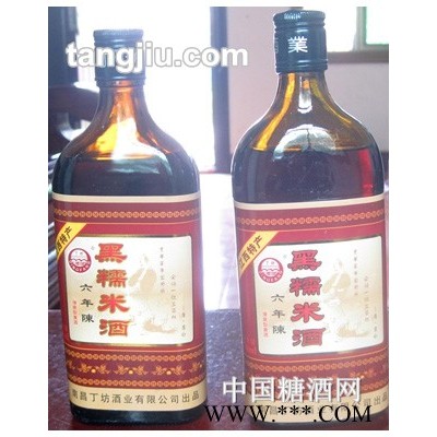 丁坊牌六年陈黑糯米酒500ml