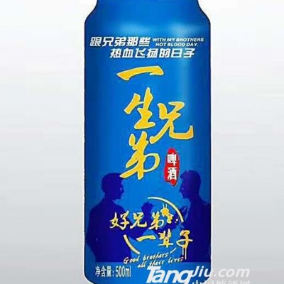 一生兄弟啤酒罐装500ml