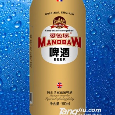 曼德堡黄啤500ml