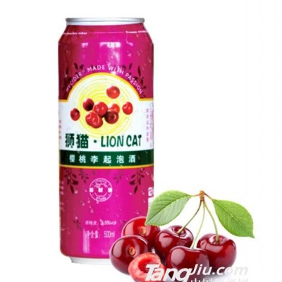 狮猫樱桃李起泡酒-500ml