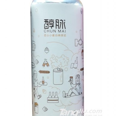 6.5°醇脉匠心小麦白啤原浆-500ml