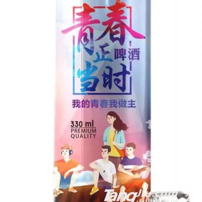 青春正当时啤酒细高罐装-330ml