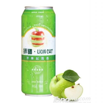 狮猫苹果起泡酒-500ml