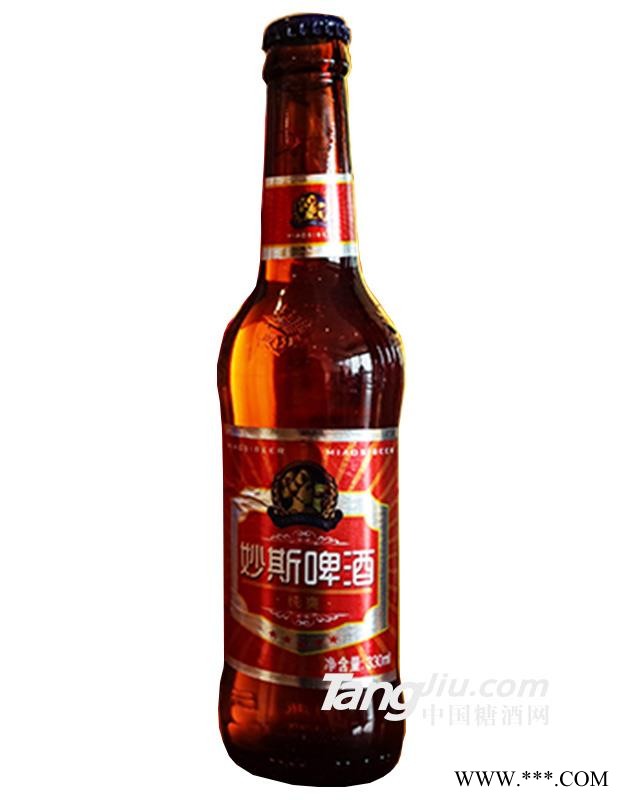 妙斯啤酒纯爽瓶装330ml