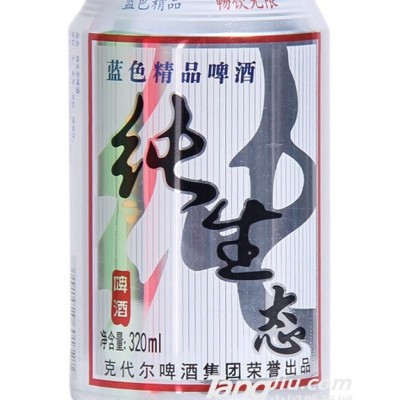 8°P克代尔纯生态啤酒320ml