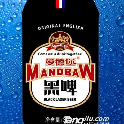 曼德堡黑啤320ml