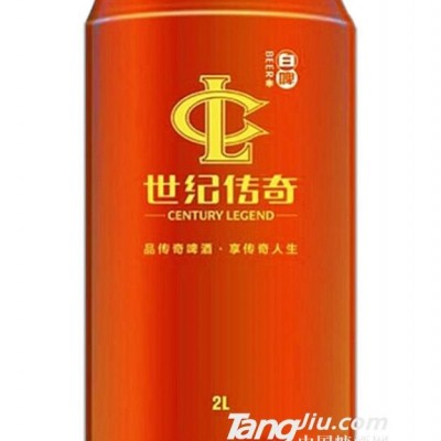 纪传奇啤酒2L