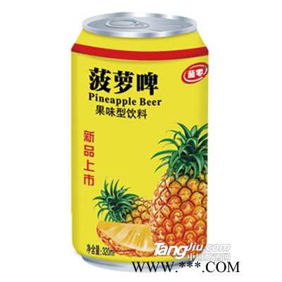 蓝零菠萝啤酒320ml