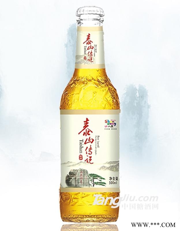 泰山传说品醇啤酒500ml