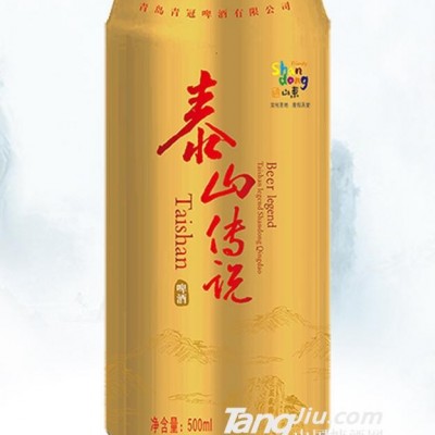 泰山传说金冠啤酒500ml