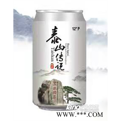 泰山传说啤酒330ml罐装