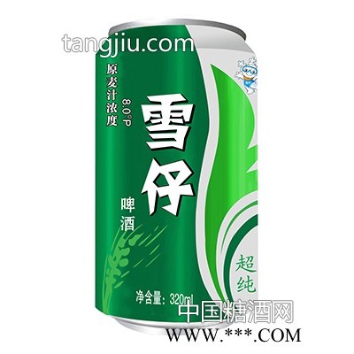 雪仔原浆啤酒小罐320ml