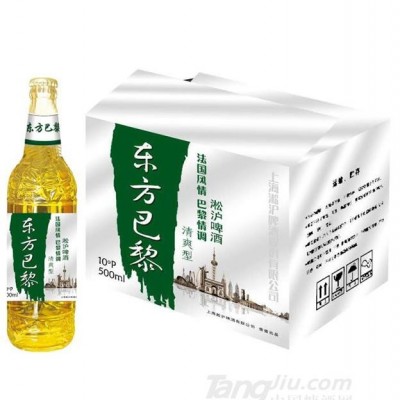 淞沪啤酒东方巴黎清爽型10°P500ml