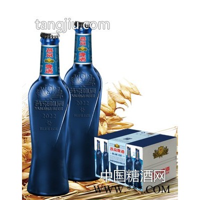 燕京蓝冰原麦啤酒效果图