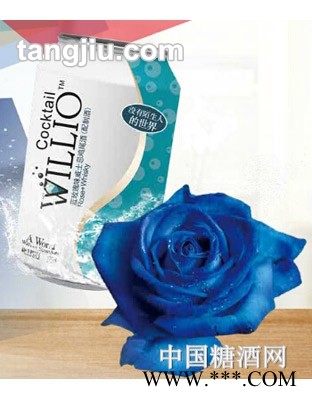 WILLIO威利奥鸡尾酒蓝玫瑰味罐装