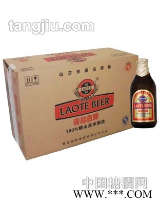 崂特小棕金啤酒8度296ml