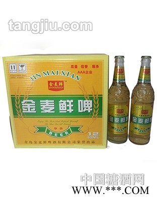 金麦鲜啤尊贵8度500ml