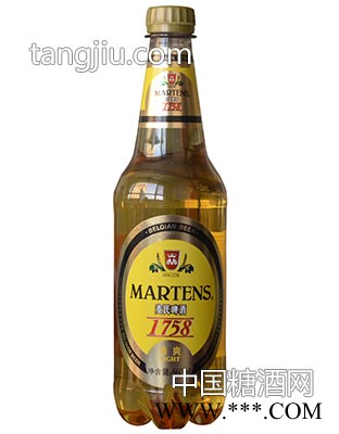 麦氏啤酒1758清爽啤酒660ml