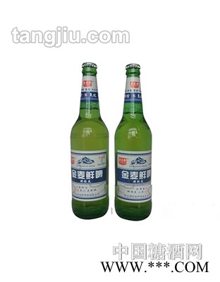 金麦啤酒鲜纯爽8度600ml