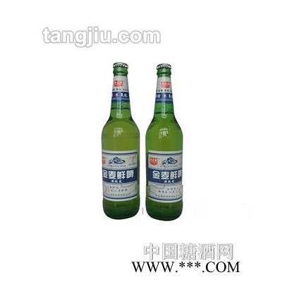 金麦啤酒鲜纯爽8度600ml