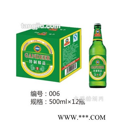 甘特尔特制精品啤酒500ml