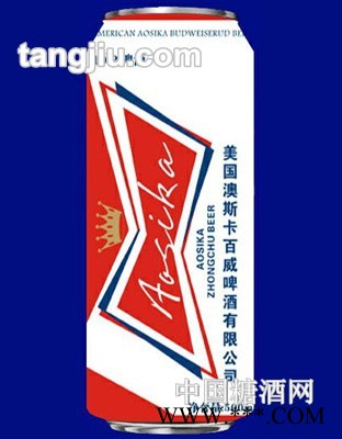 美国澳斯卡百威啤酒500ml