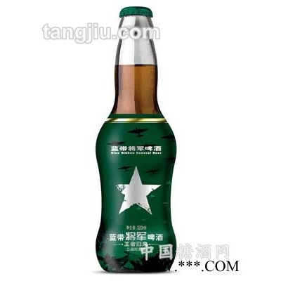 蓝带将军啤酒320ML瓶装蓝瓶